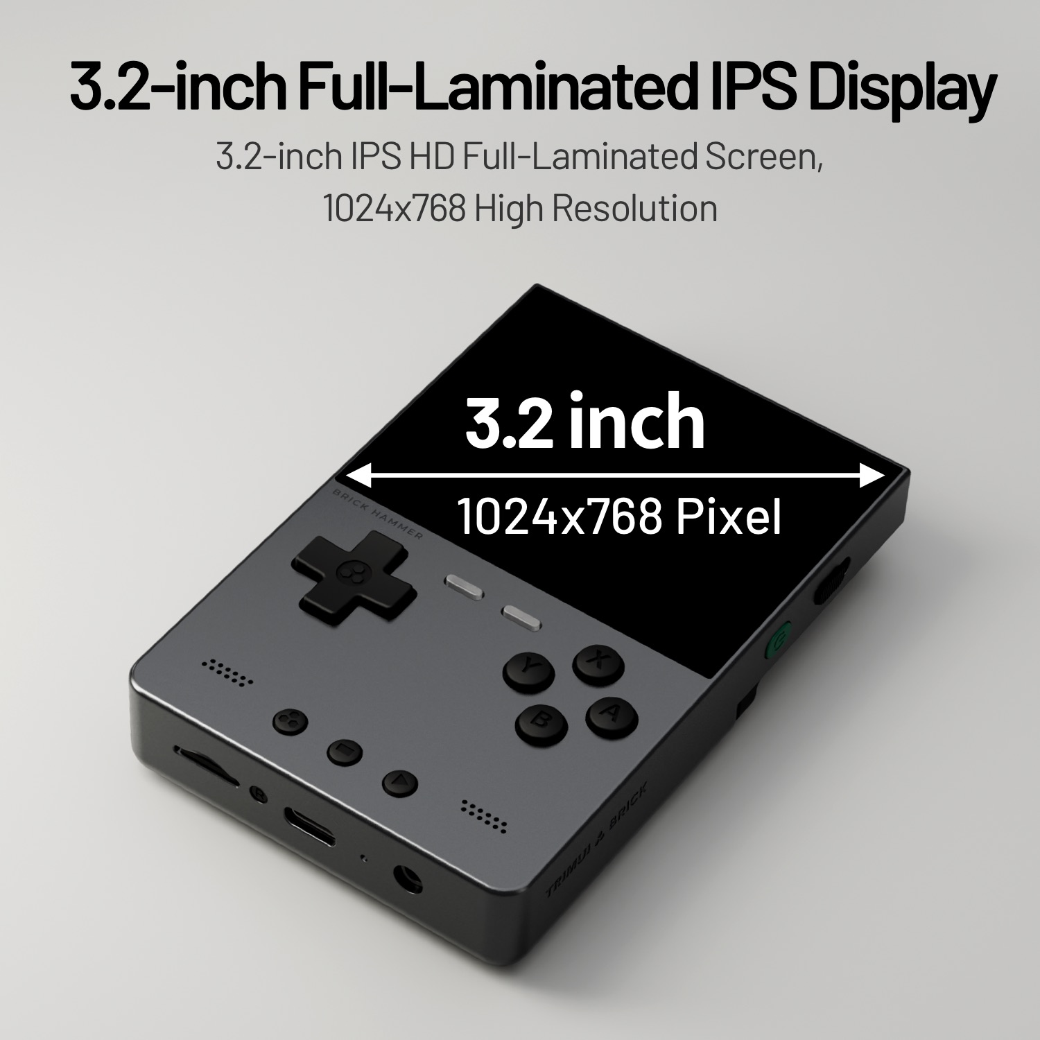 TRIMUI BRICK Hammer Mini Metal - Gaming Console Handheld Best 评论和价格
