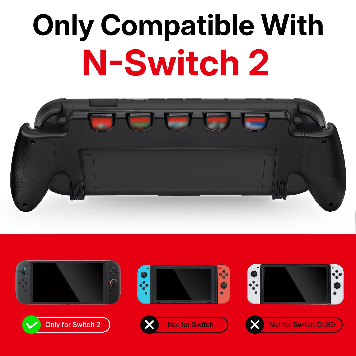 Hand Grip Case For Nintendo Sw - Gaming Card Holder 评论和价格