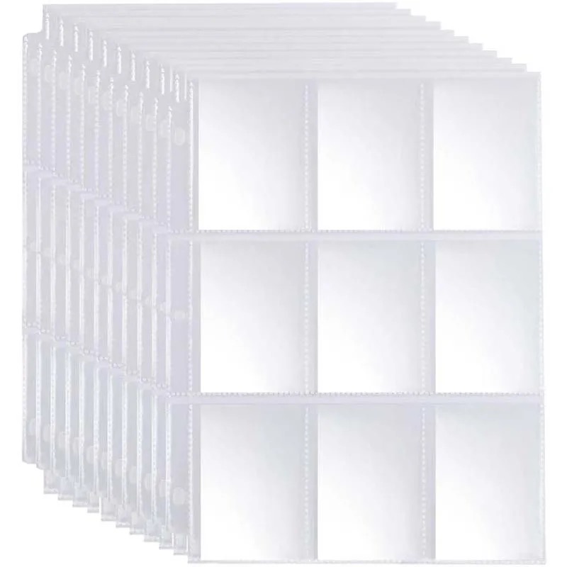 50pcs 9 Pocket Trading Gaming  - Gaming Card Holder 评论和价格