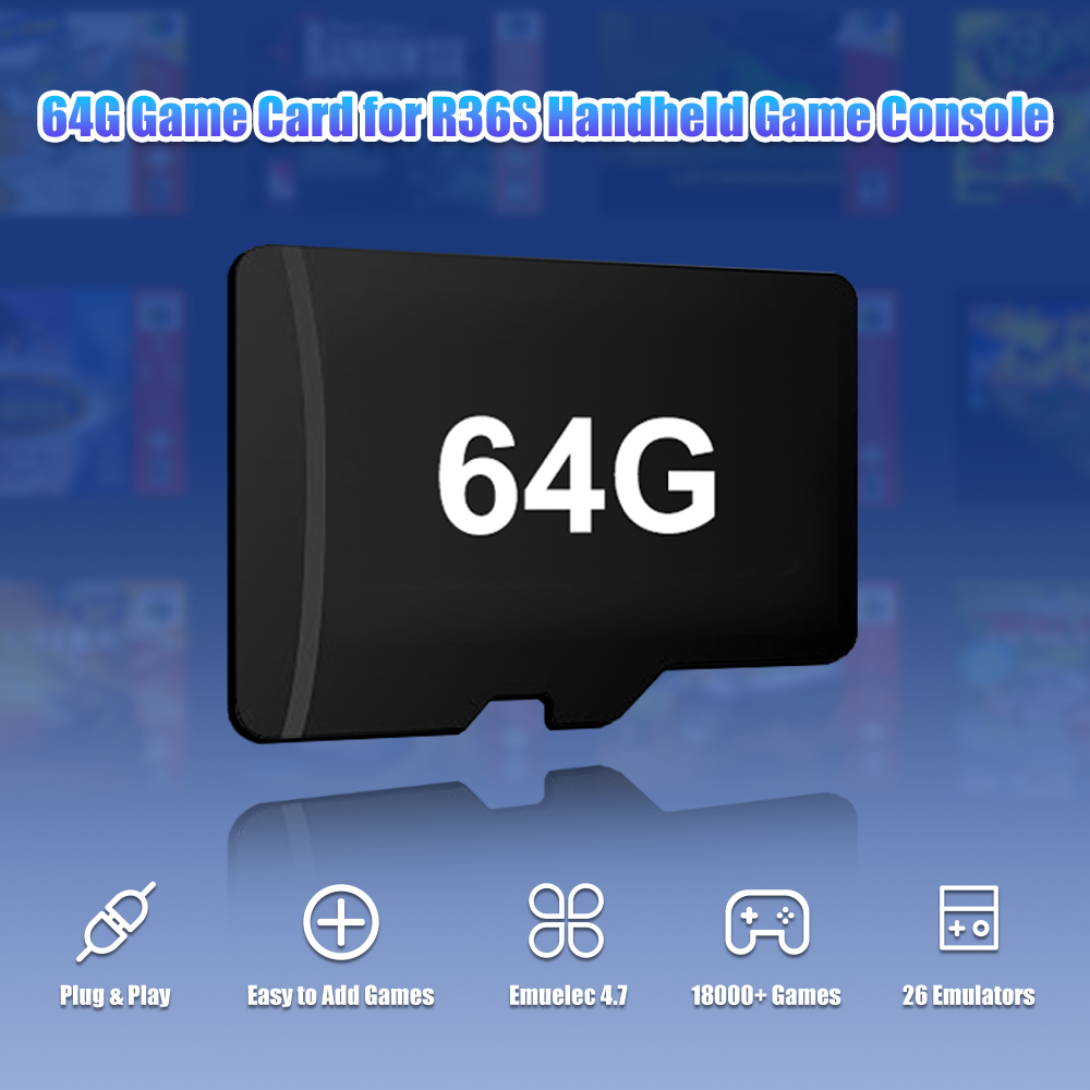 64G Game TF Card for R36S Vide - Gaming Console Handheld Retro 评论和价格
