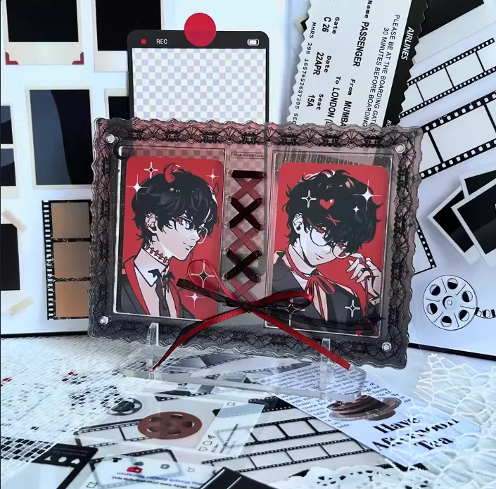 Ribbon Lace Gradient Acrylic F - Gaming Card Holder 评论和价格